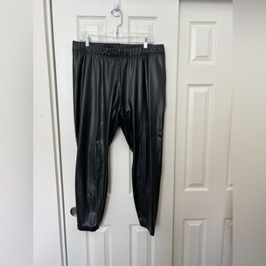 Faux Leather Leggings - Old Navy - Size XL